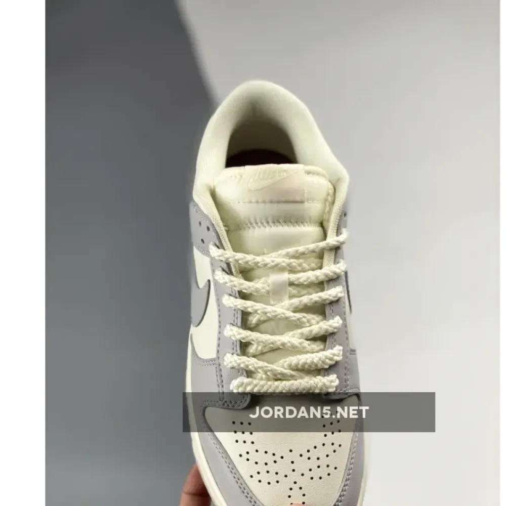 Nike Dunk Low “Needle Thread” Sail/Tawny/Metallic Silver  FJ4553-133