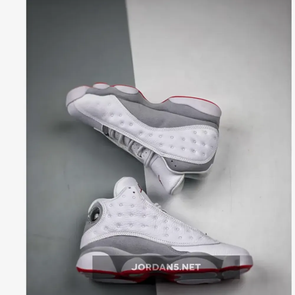 Air Jordan 13 White/True Red-Wolf Grey  414571-160