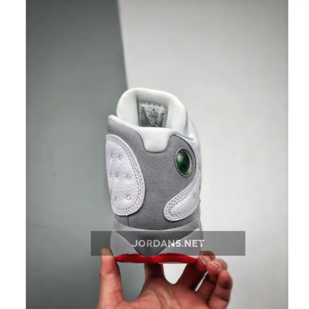 Air Jordan 13 White/True Red-Wolf Grey  414571-160