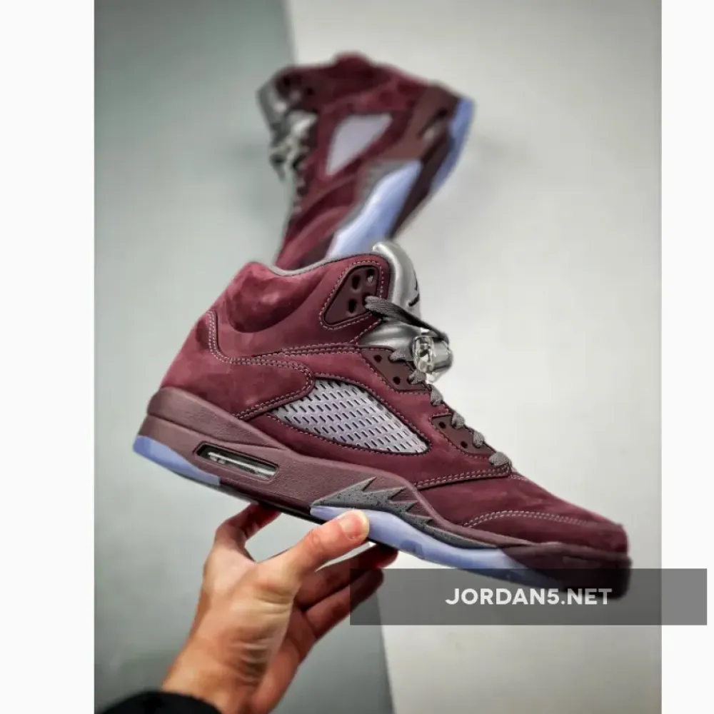 Air Jordan 5 Burgundy/Light Graphite-Silver  DZ4131-600