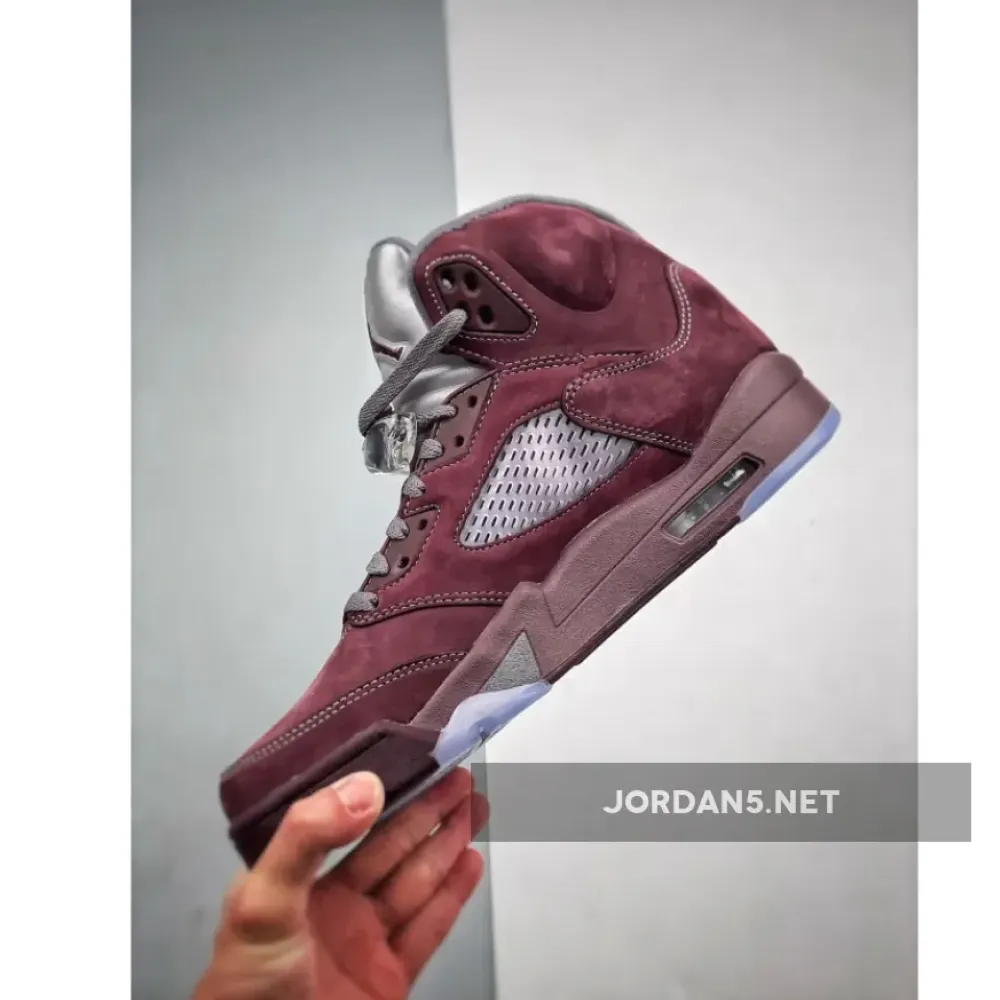 Air Jordan 5 Burgundy/Light Graphite-Silver  DZ4131-600