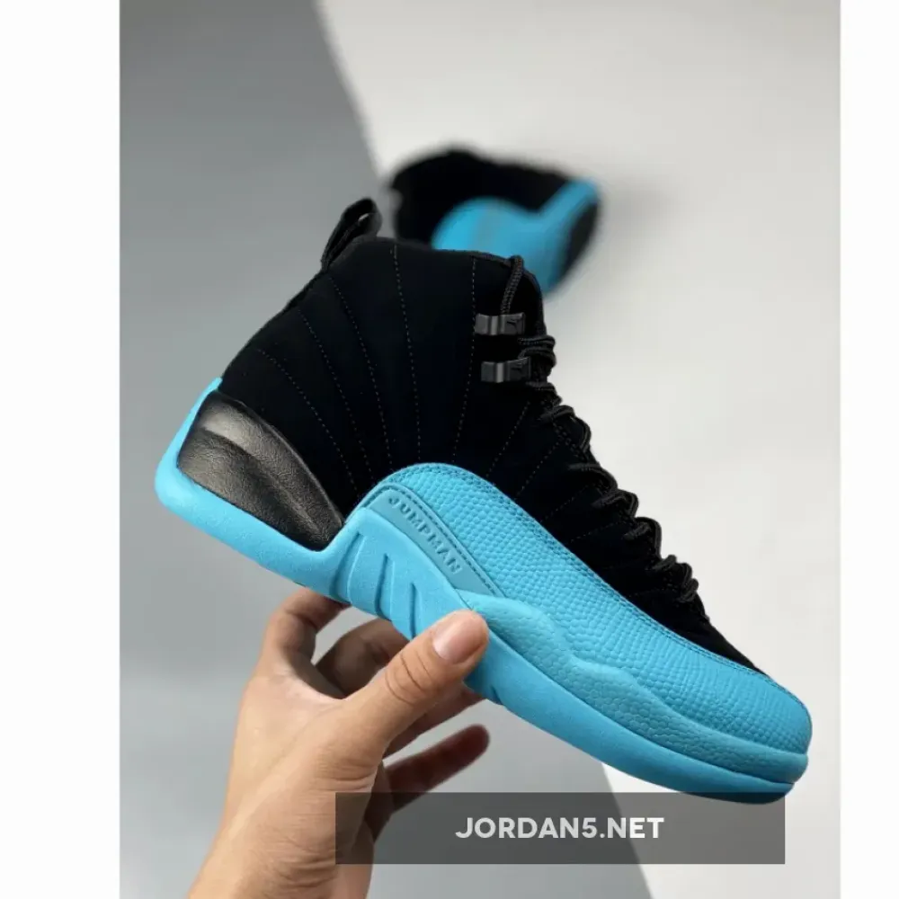 Air Jordan 12 Black/Gym Red-Gamma Blue  130690-027