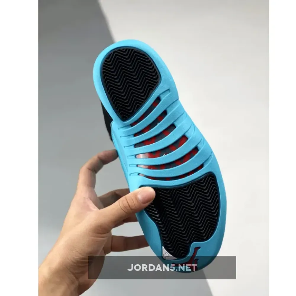 Air Jordan 12 Black/Gym Red-Gamma Blue  130690-027