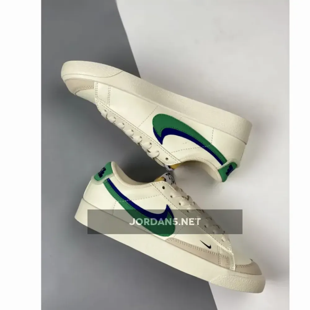 Nike Blazer Low ’77 Double Swoosh Sail Green  DO9777-001