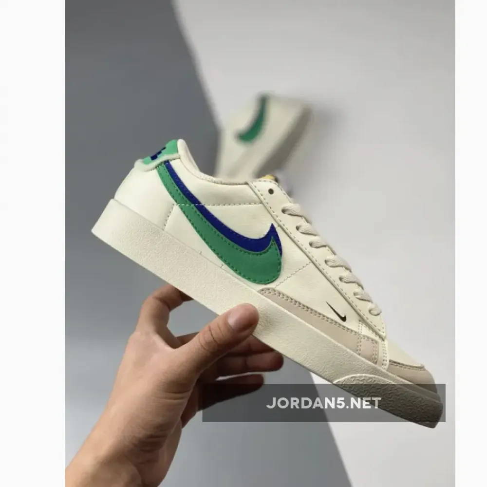 Nike Blazer Low ’77 Double Swoosh Sail Green  DO9777-001