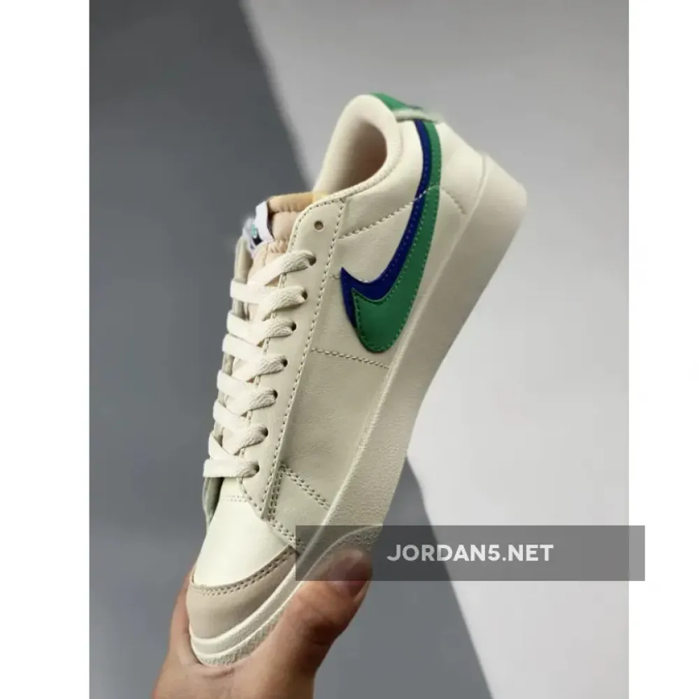 Nike Blazer Low ’77 Double Swoosh Sail Green  DO9777-001