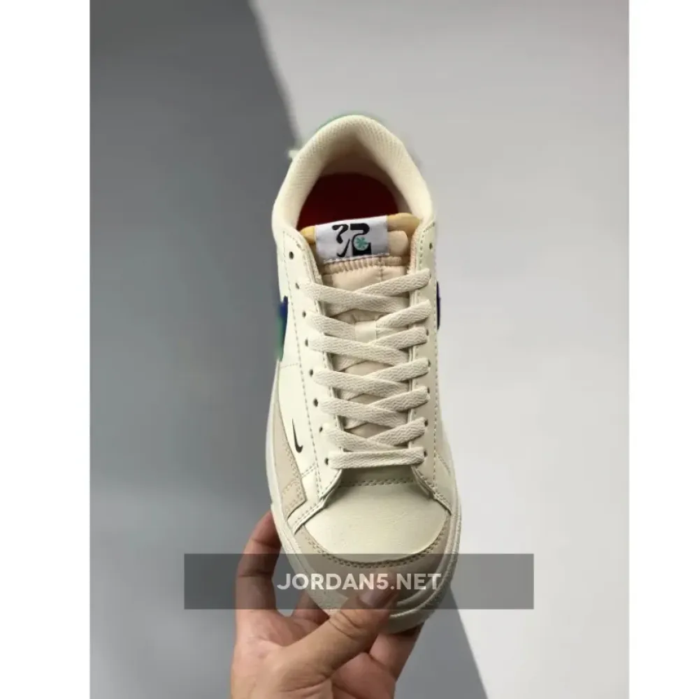 Nike Blazer Low ’77 Double Swoosh Sail Green  DO9777-001