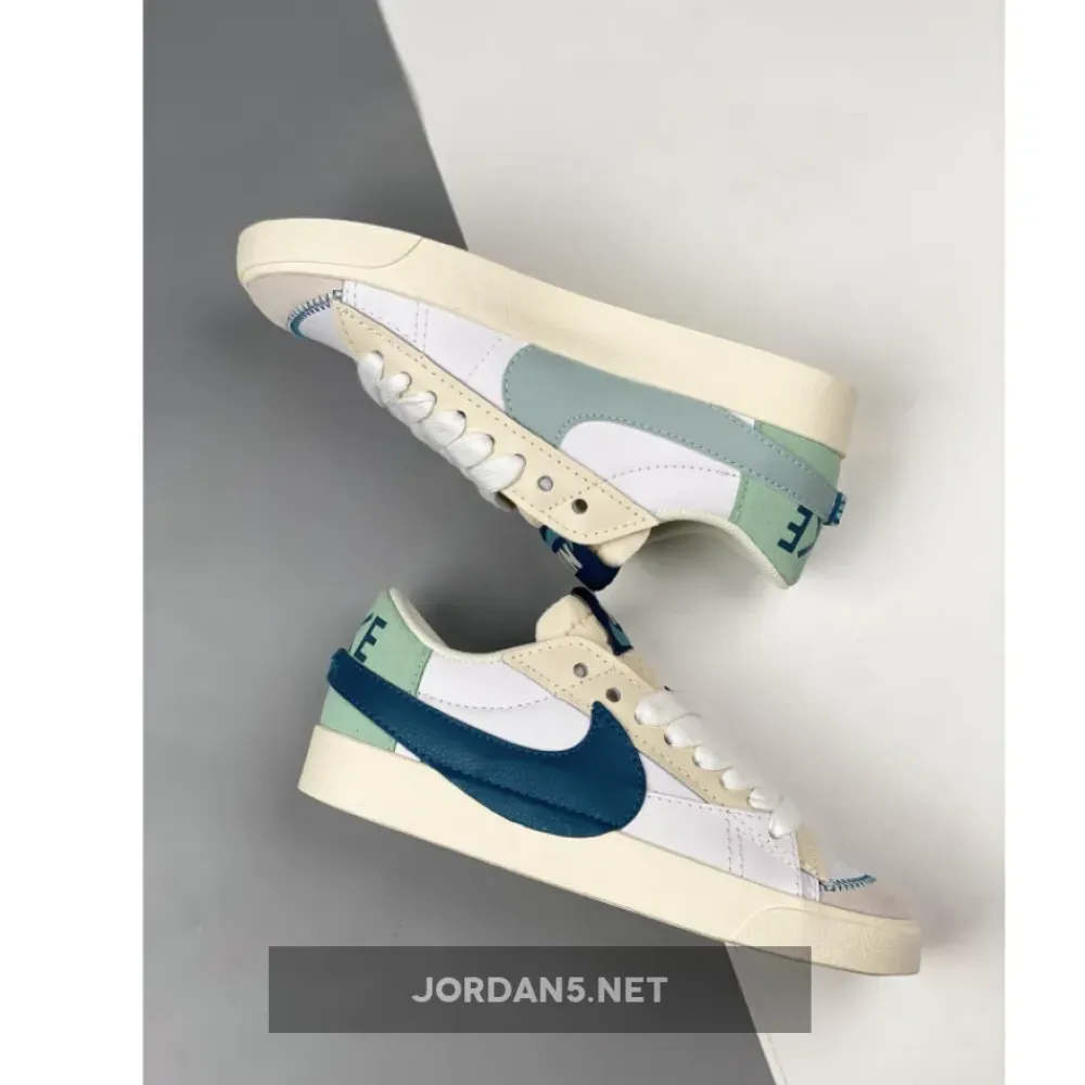 Nike Blazer Low Jumbo White Geode Teal  DQ1470-106