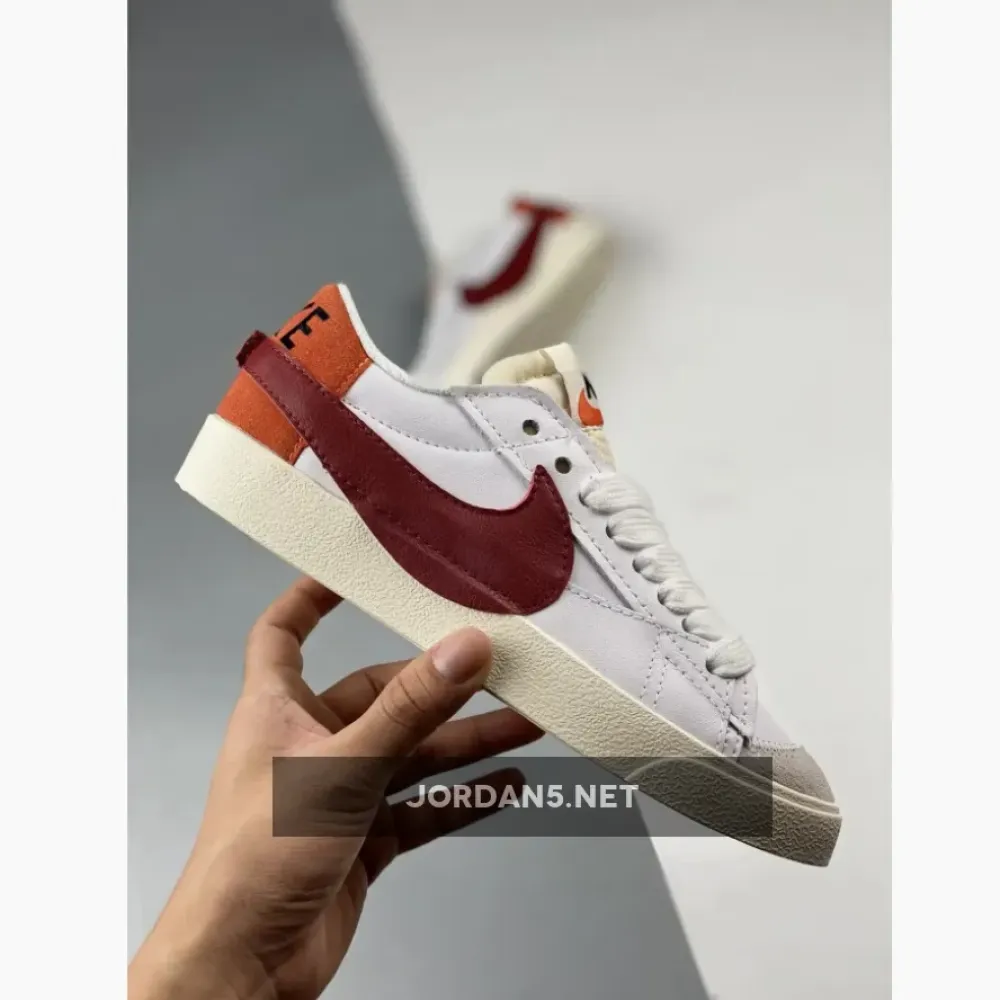 Nike Blazer Low Jumbo White Red  DQ1470-104