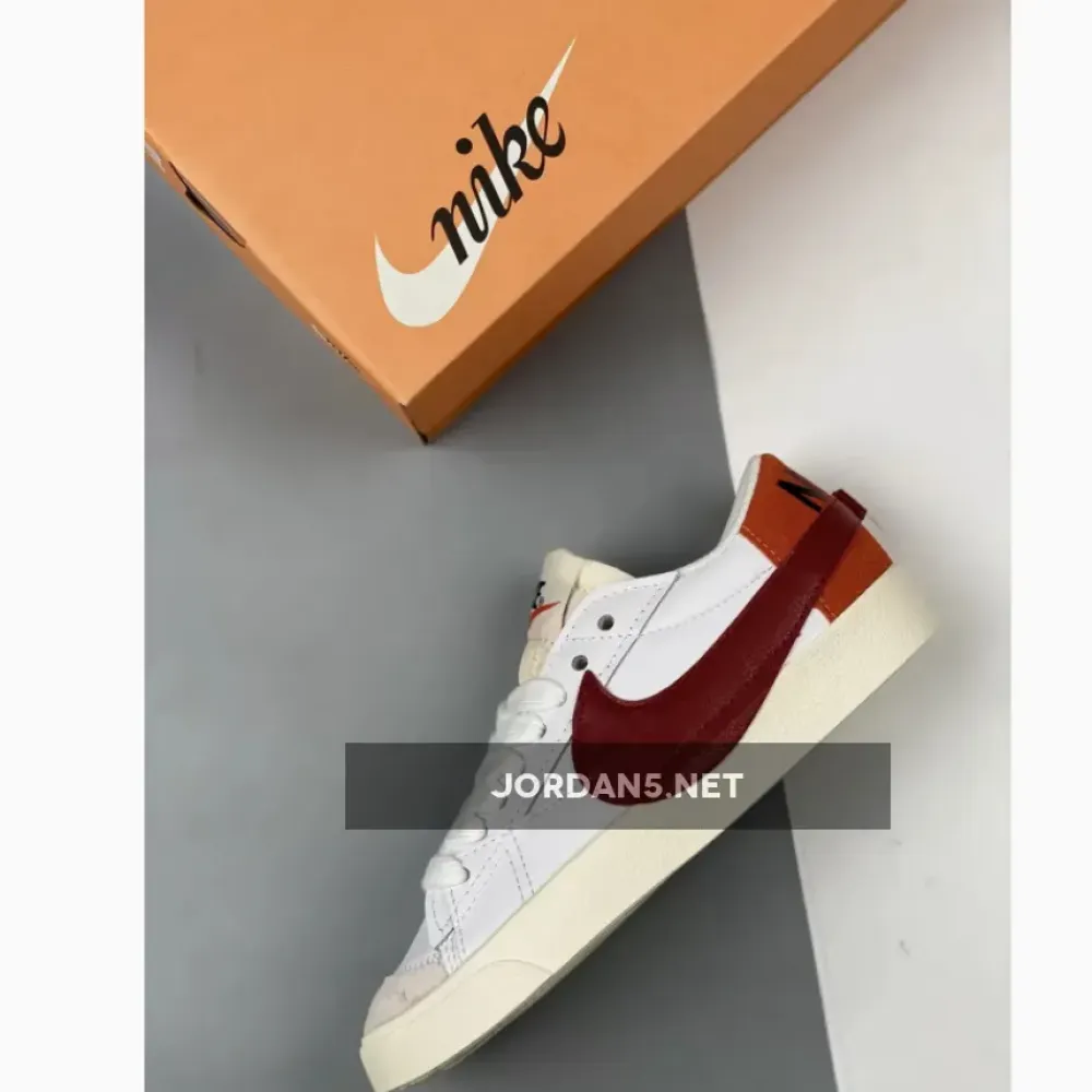 Nike Blazer Low Jumbo White Red  DQ1470-104