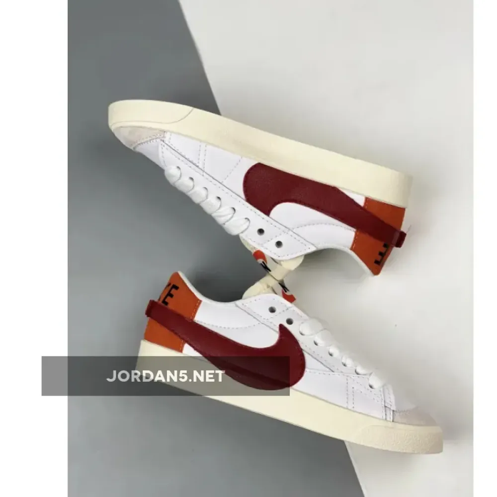 Nike Blazer Low Jumbo White Red  DQ1470-104