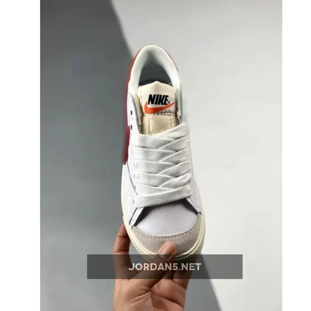 Nike Blazer Low Jumbo White Red  DQ1470-104