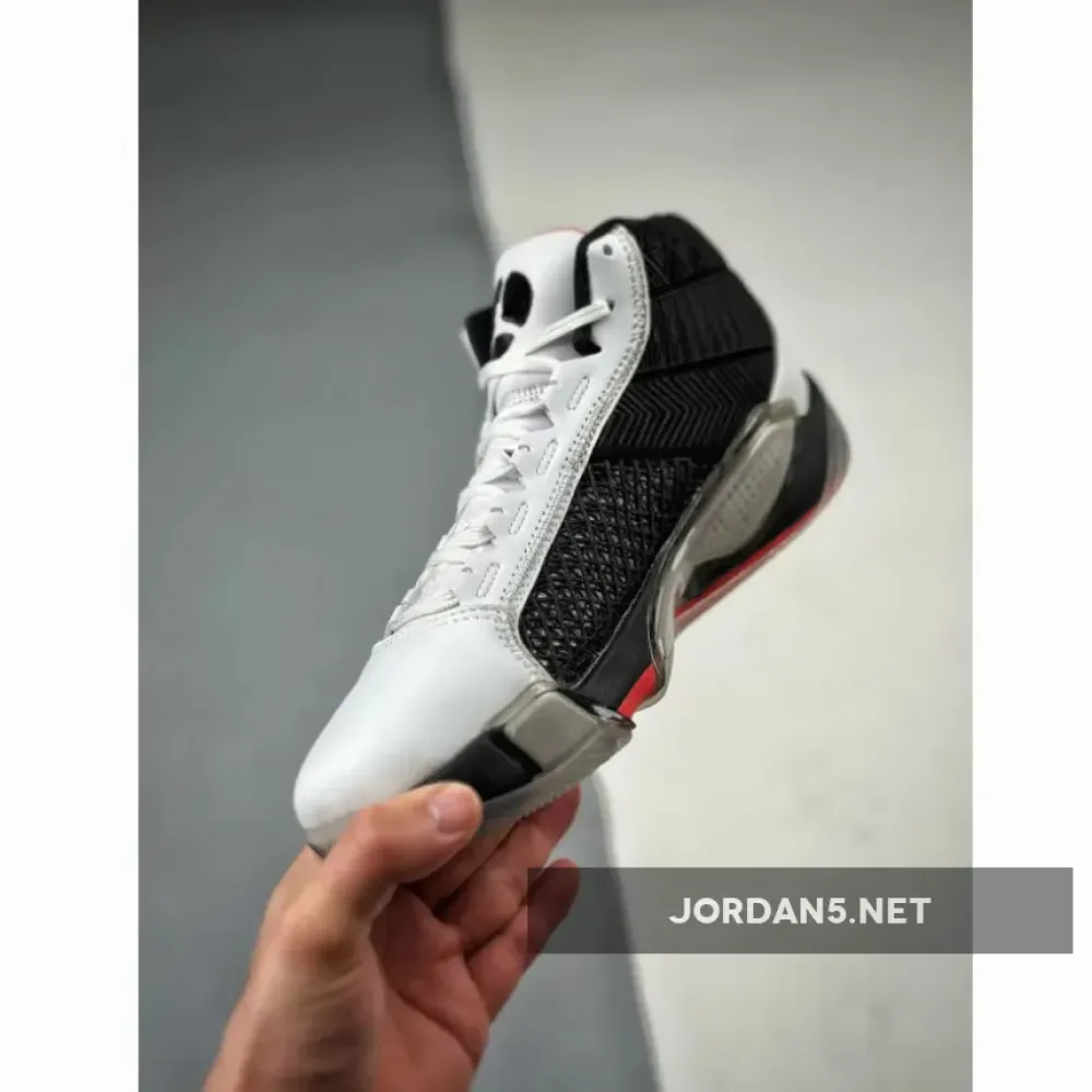 Air Jordan 38 “Fundamentals” White/Siren Red/Black  DZ3356-106