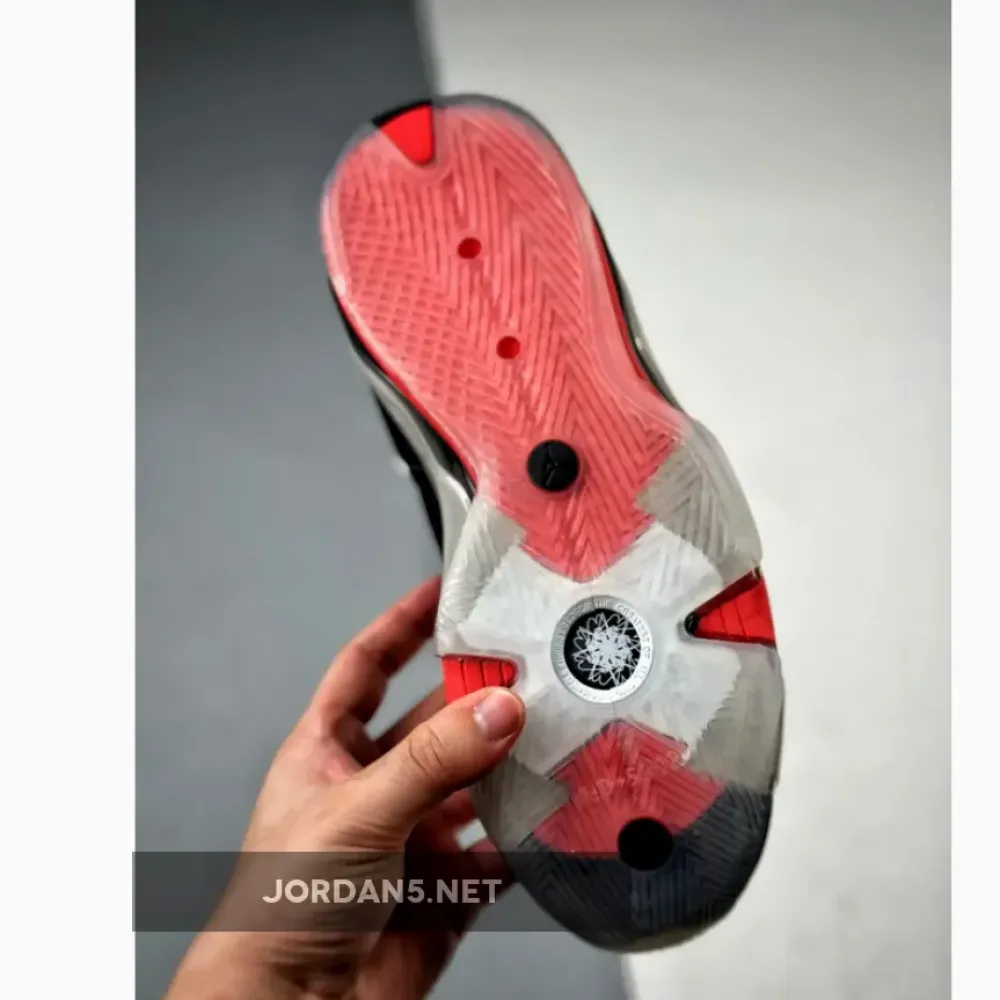 Air Jordan 38 “Fundamentals” White/Siren Red/Black  DZ3356-106