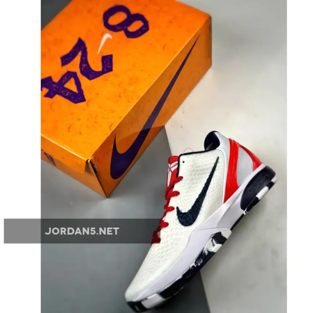 Nike Kobe 6 Protro “Team USA” Home White
