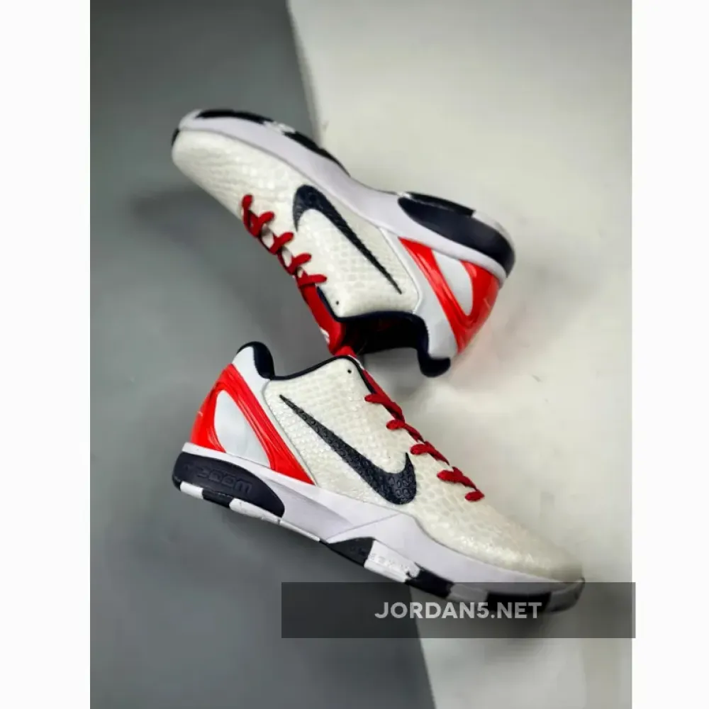 Nike Kobe 6 Protro “Team USA” Home White