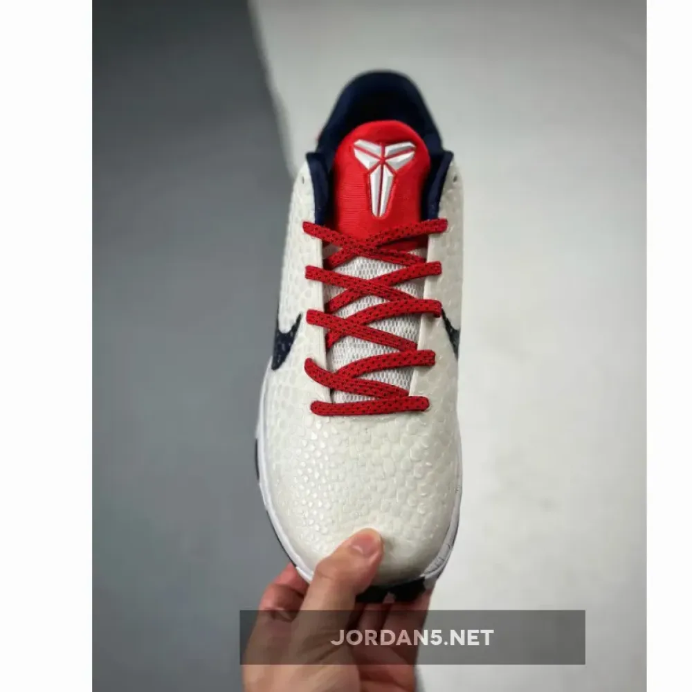 Nike Kobe 6 Protro “Team USA” Home White