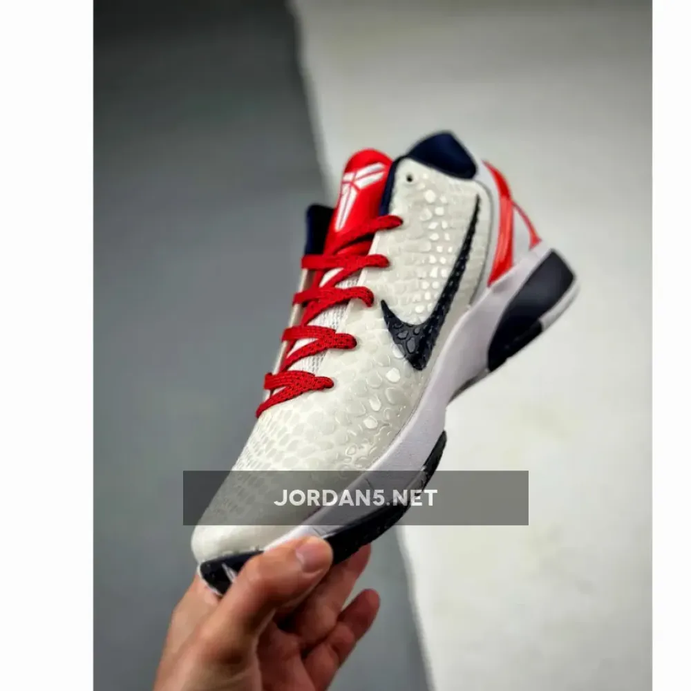 Nike Kobe 6 Protro “Team USA” Home White