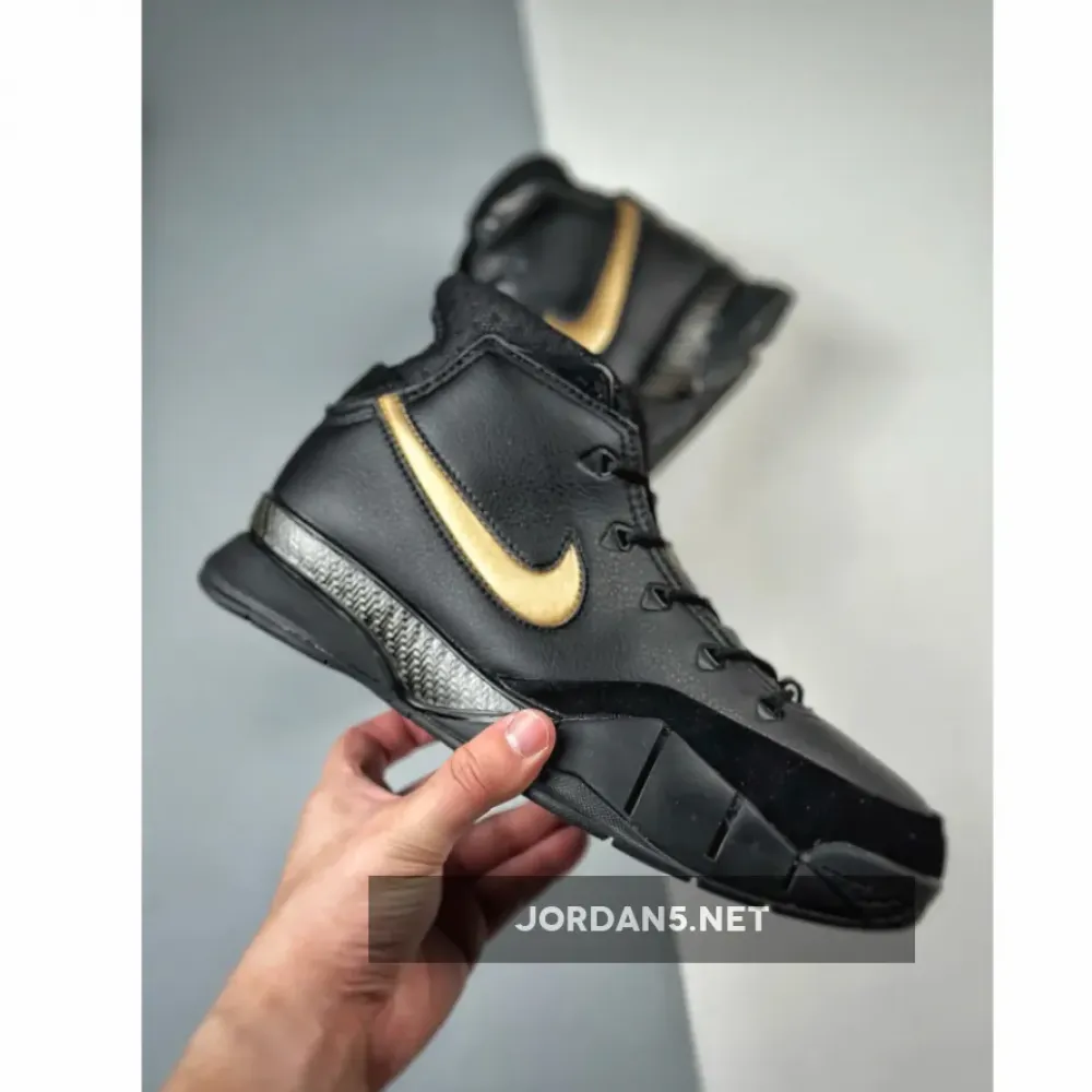 Nike Kobe 1 Protro “Mamba Day” Black Metallic Gold ​ AQ2728-002