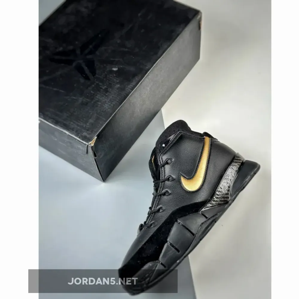 Nike Kobe 1 Protro “Mamba Day” Black Metallic Gold ​ AQ2728-002