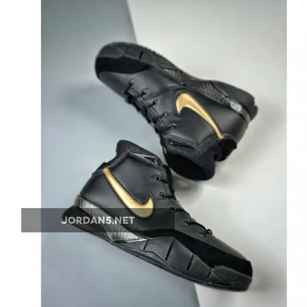Nike Kobe 1 Protro “Mamba Day” Black Metallic Gold ​ AQ2728-002