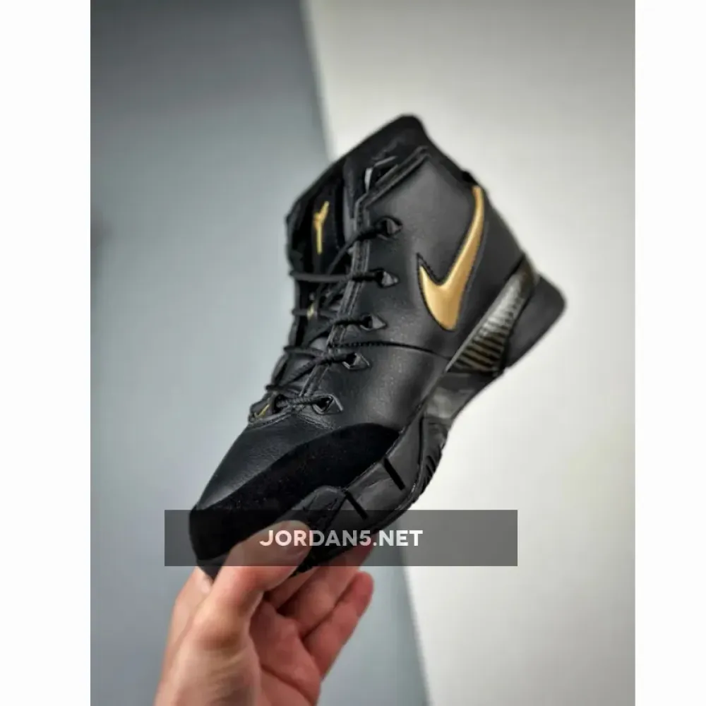 Nike Kobe 1 Protro “Mamba Day” Black Metallic Gold ​ AQ2728-002