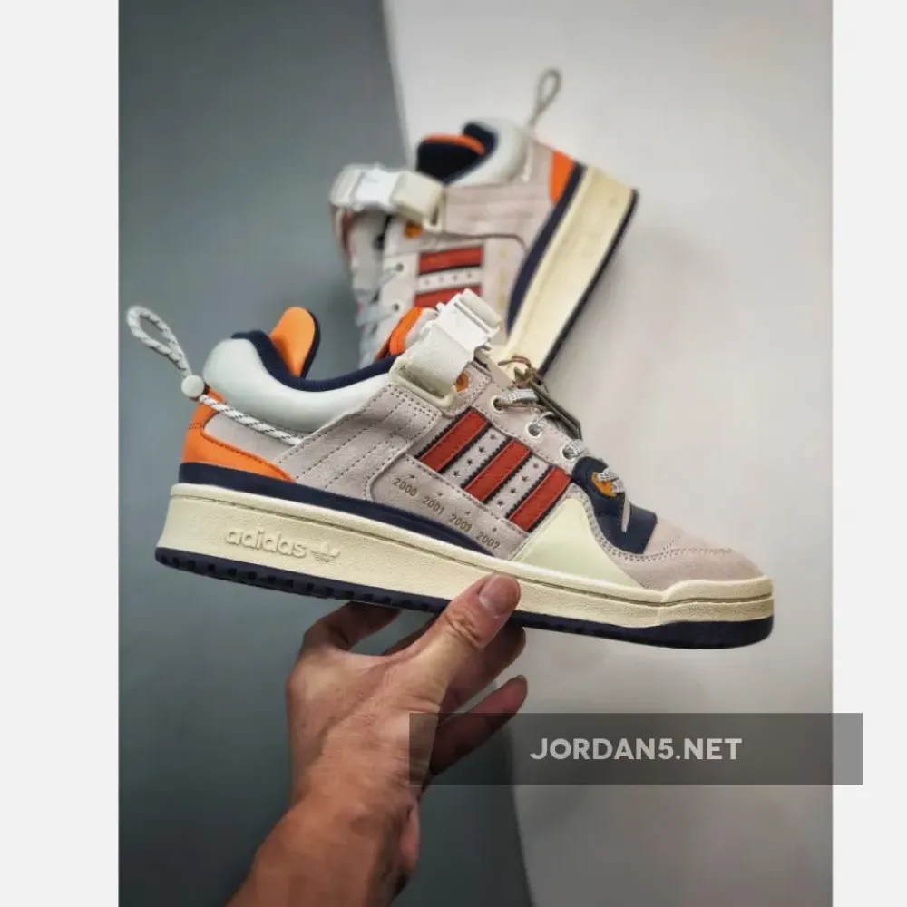 Bad Bunny x Adidas Forum Low Cangrejeros White/Bright Red-Night Sky  GZ9796