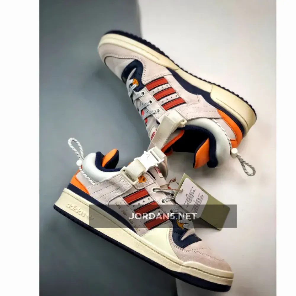 Bad Bunny x Adidas Forum Low Cangrejeros White/Bright Red-Night Sky  GZ9796