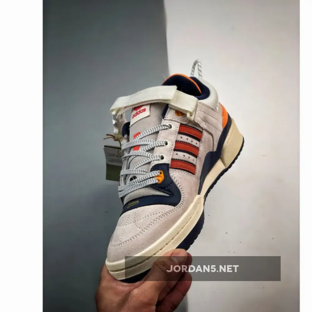 Bad Bunny x Adidas Forum Low Cangrejeros White/Bright Red-Night Sky  GZ9796