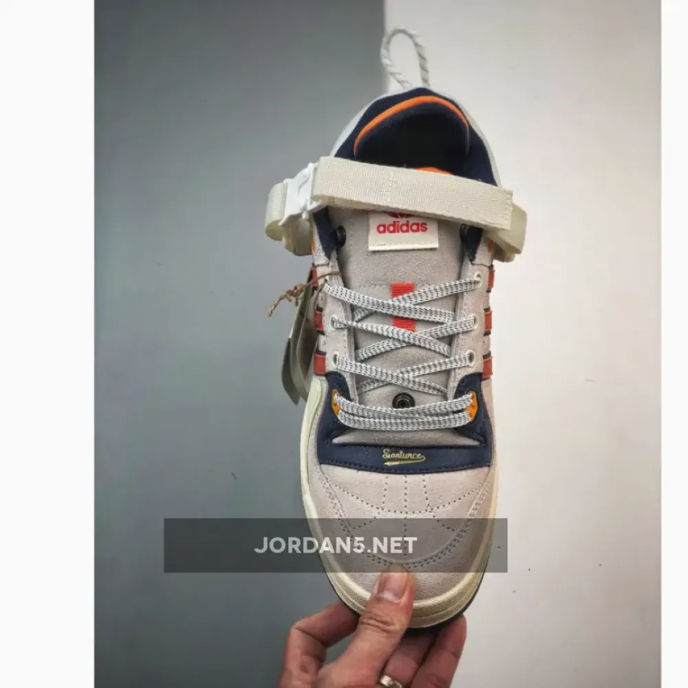 Bad Bunny x Adidas Forum Low Cangrejeros White/Bright Red-Night Sky  GZ9796