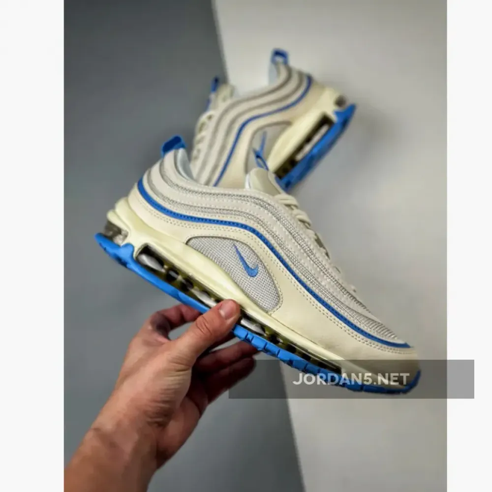 Nike Air Max 97 “Athletic Dept.” Sail University Blue  FN7492-133