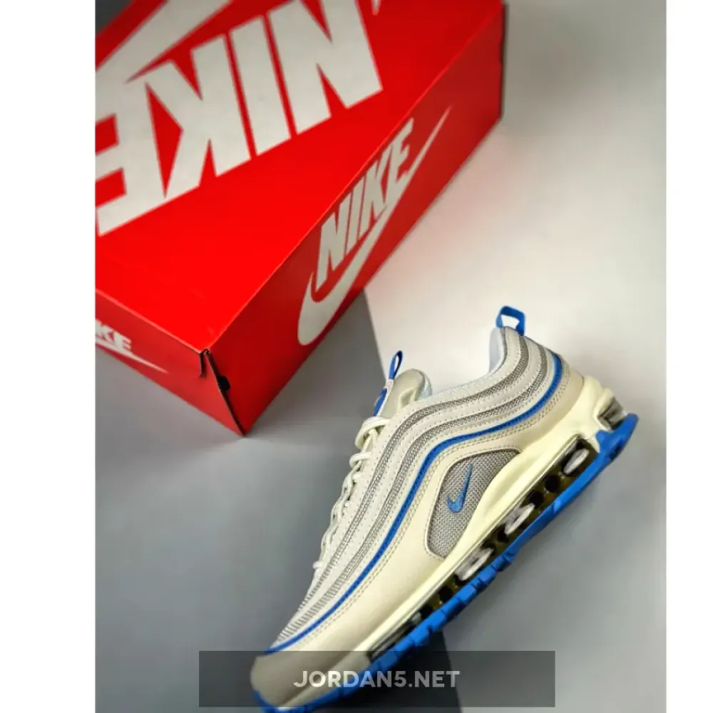Nike Air Max 97 “Athletic Dept.” Sail University Blue  FN7492-133