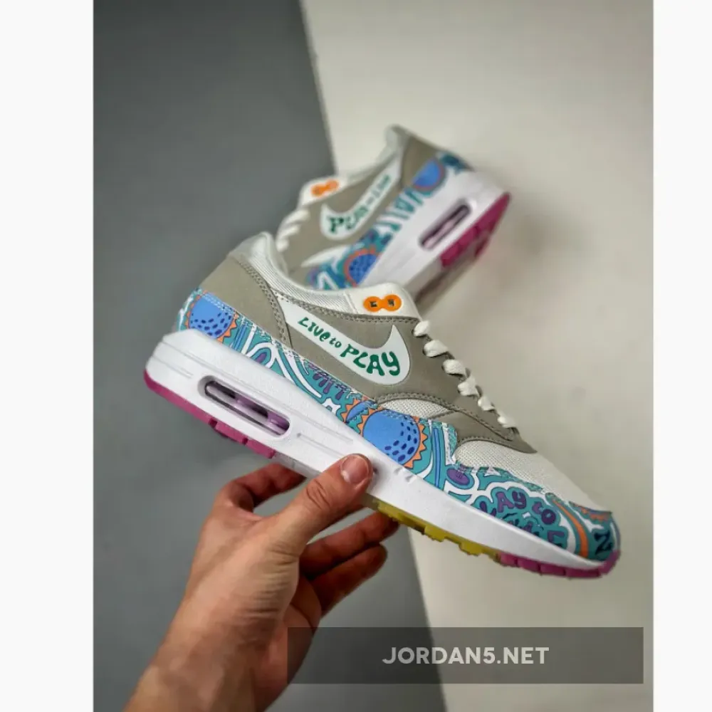 Nike Air Max 1 Golf Play To Live White/Teal-Purple  DV1407-100