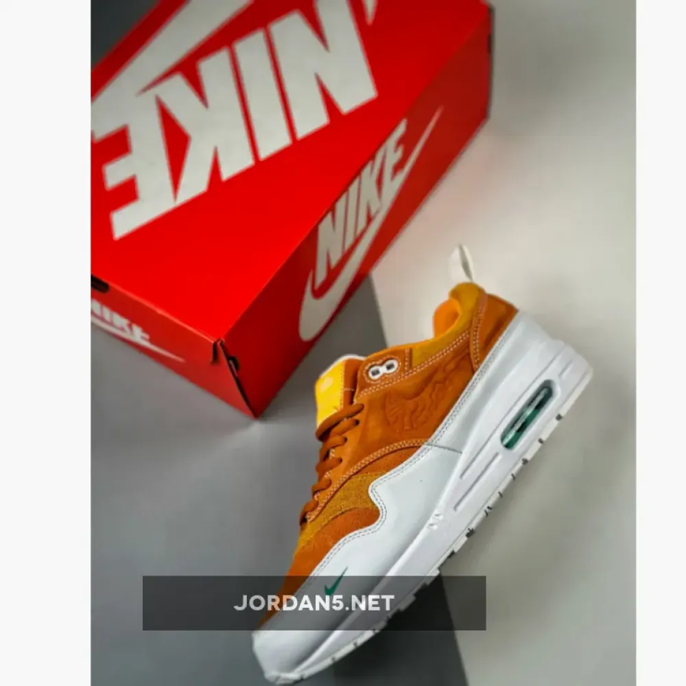 Serena Williams Design Crew x Nike Air Max 1 Monarch/White-Sundial  FQ4298-800