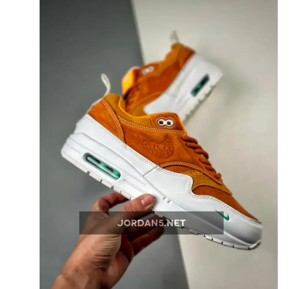 Serena Williams Design Crew x Nike Air Max 1 Monarch/White-Sundial  FQ4298-800