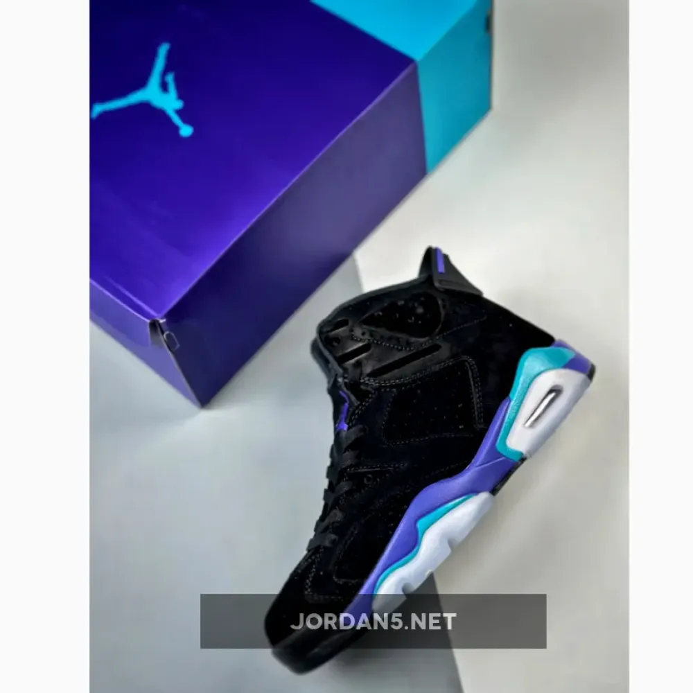 Air Jordan 6 “Aqua” Black/Aquatone-Bright Concord  CT8529-004
