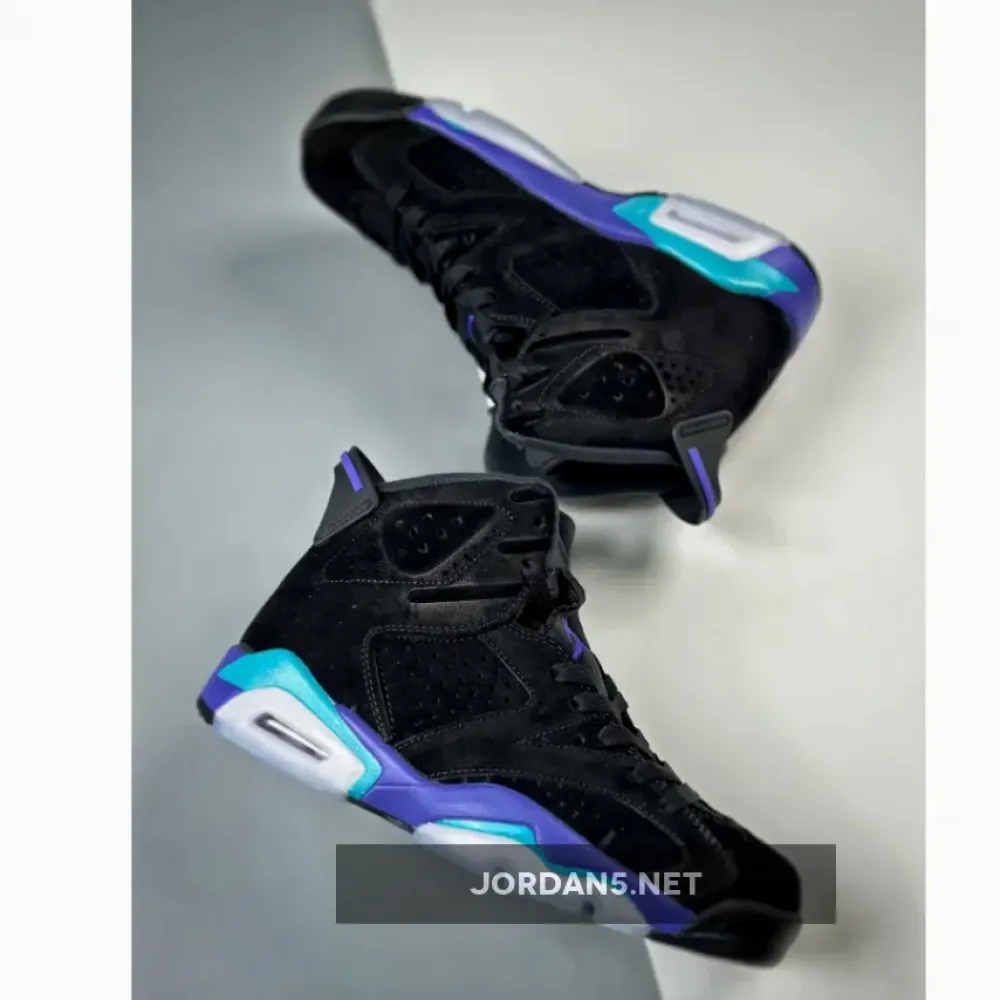 Air Jordan 6 “Aqua” Black/Aquatone-Bright Concord  CT8529-004