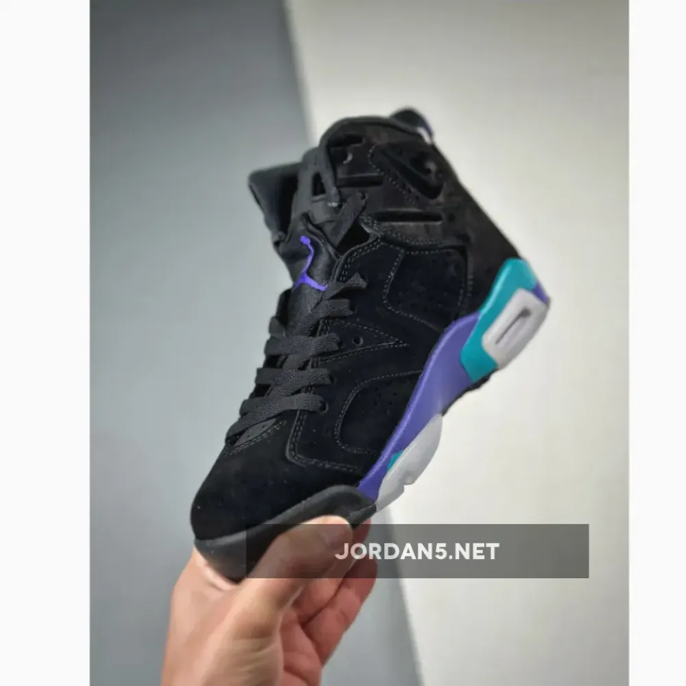 Air Jordan 6 “Aqua” Black/Aquatone-Bright Concord  CT8529-004