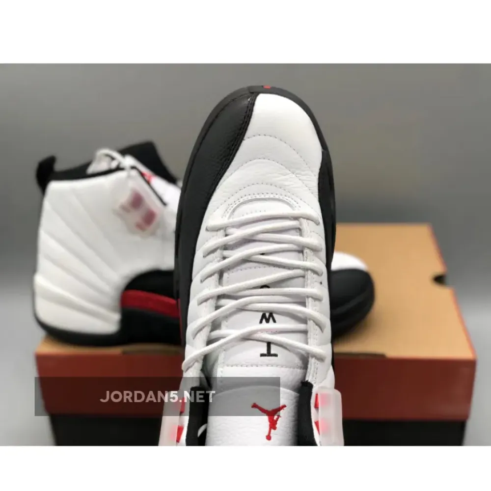 Air Jordan 12 Red Taxi White/Gym Red/Black  CT8013-162