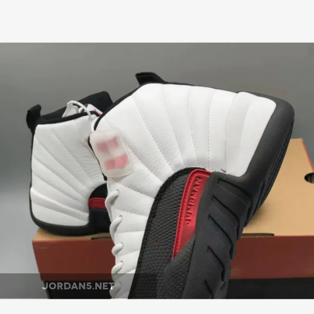 Air Jordan 12 Red Taxi White/Gym Red/Black  CT8013-162