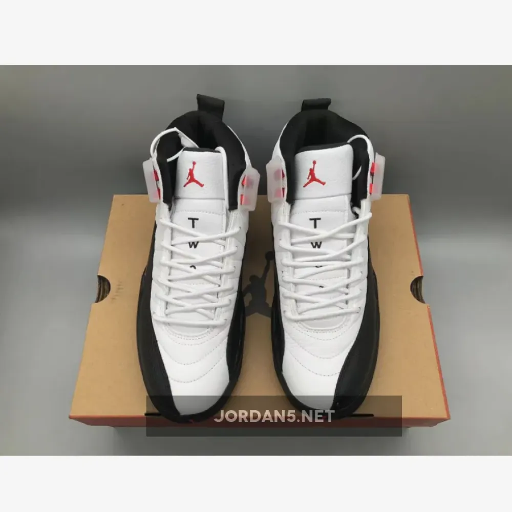 Air Jordan 12 Red Taxi White/Gym Red/Black  CT8013-162