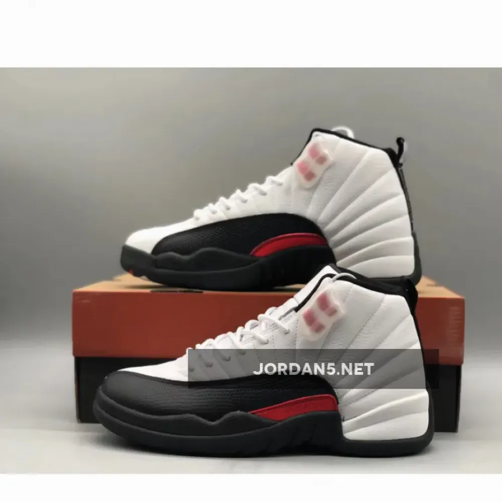Air Jordan 12 Red Taxi White/Gym Red/Black  CT8013-162