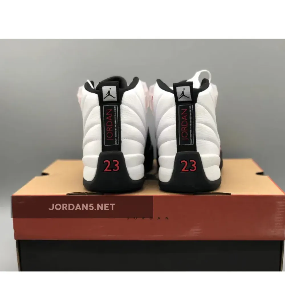 Air Jordan 12 Red Taxi White/Gym Red/Black  CT8013-162