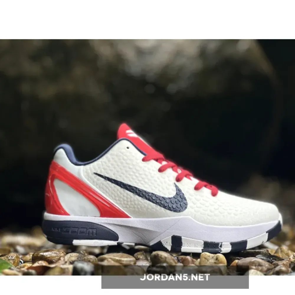 Nike Kobe 6 Protro “Team USA” PE Home White