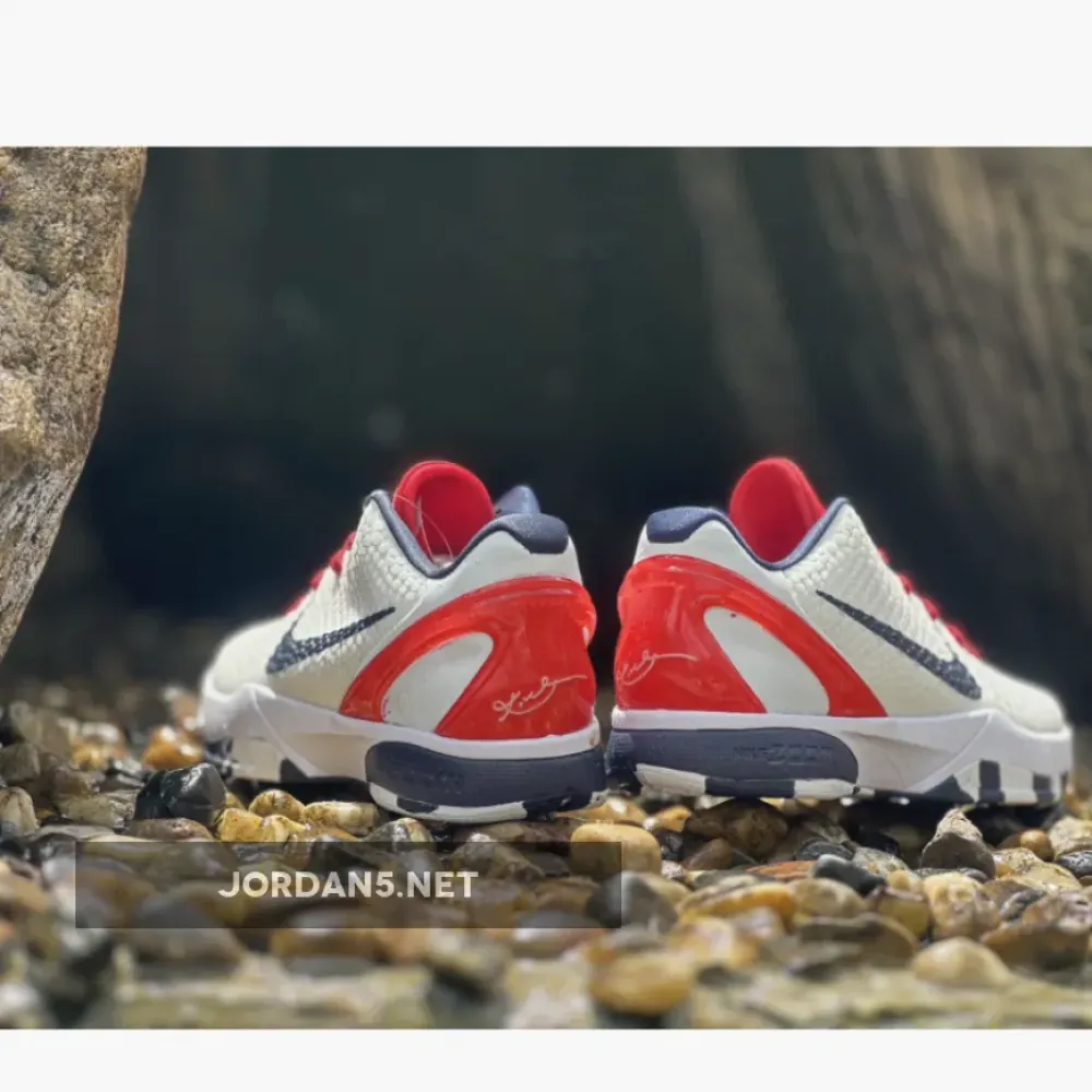 Nike Kobe 6 Protro “Team USA” PE Home White