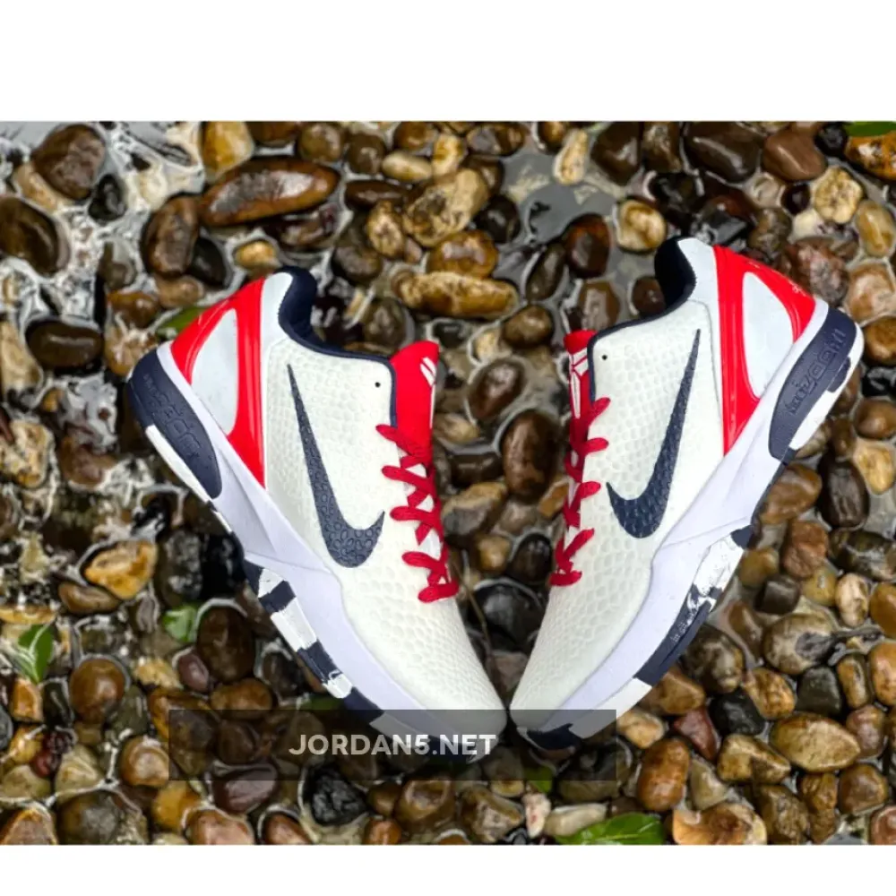 Nike Kobe 6 Protro “Team USA” PE Home White