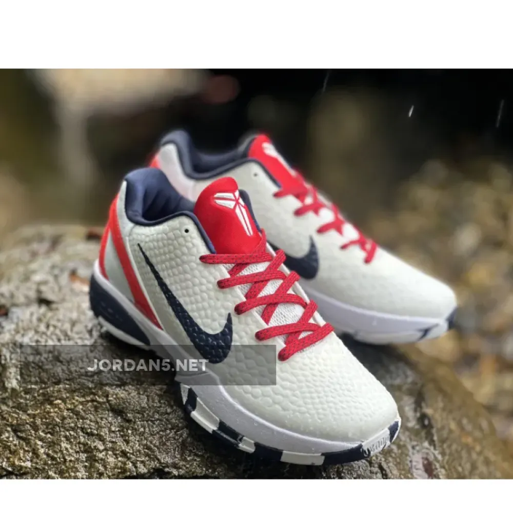 Nike Kobe 6 Protro “Team USA” PE Home White