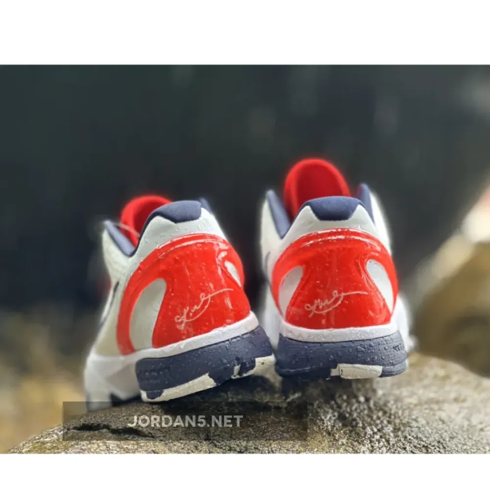 Nike Kobe 6 Protro “Team USA” PE Home White