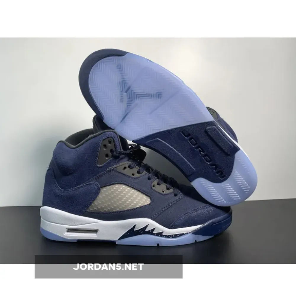 Air Jordan 5 Georgetown Midnight Navy/Black  FD6812-400