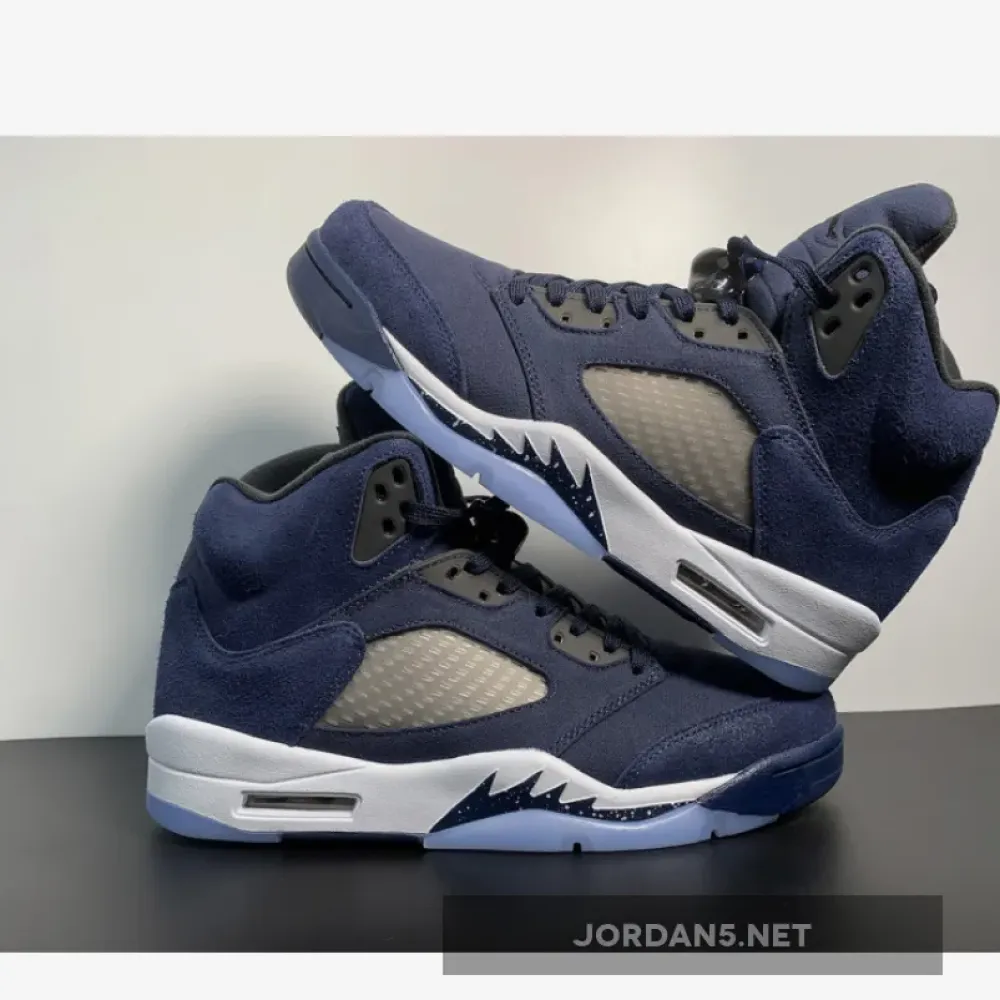 Air Jordan 5 Georgetown Midnight Navy/Black  FD6812-400